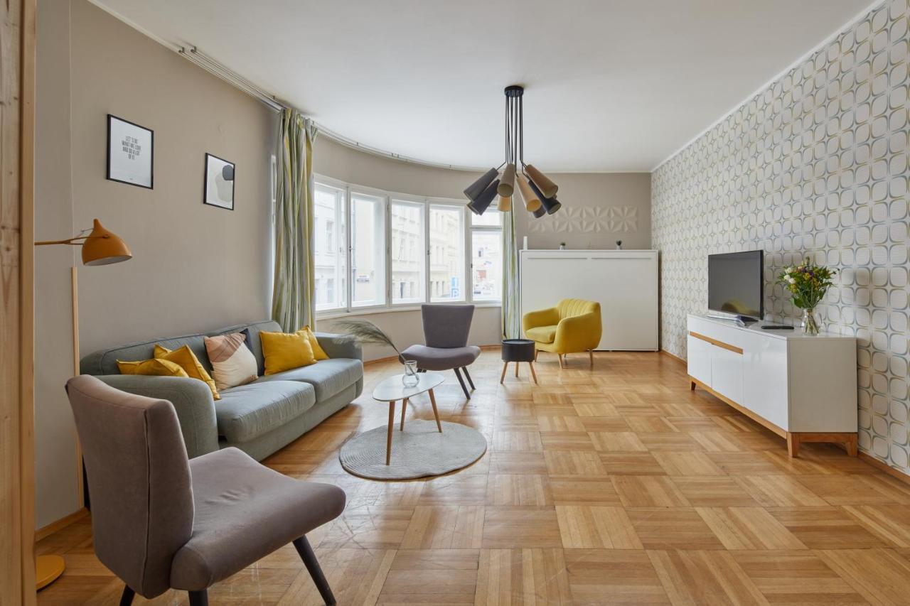 Prague Days - Modern Apt W Retro Elements - New Town Luaran gambar