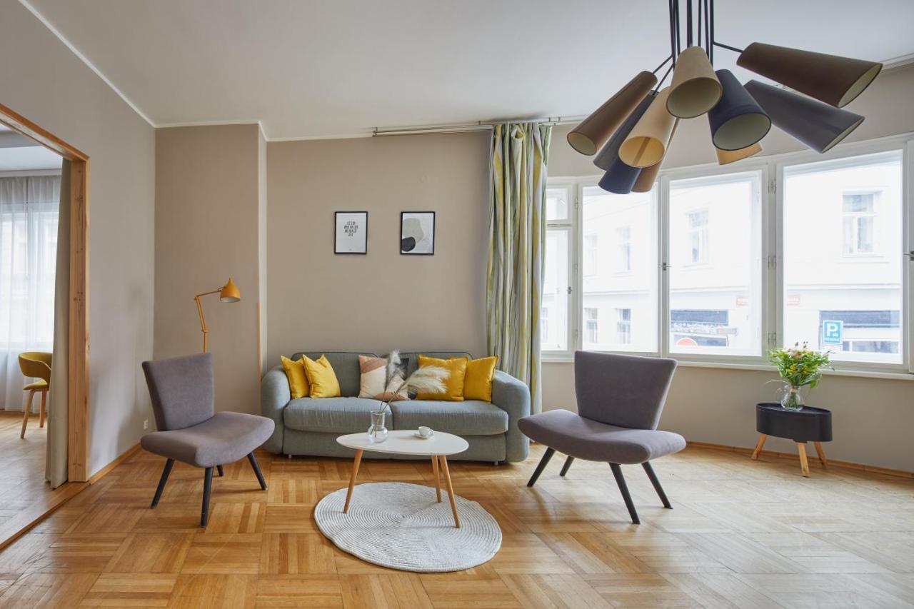 Prague Days - Modern Apt W Retro Elements - New Town Luaran gambar